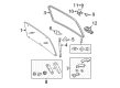 Mercury Lift Support Diagram - 8L8Z-78406A11-A