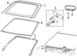 Mercury Grand Marquis Car Mirror Diagram - XF2Z-17700-A