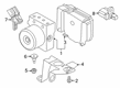 Ford Transit Connect ABS Control Module Diagram - KV6Z-2C219-B