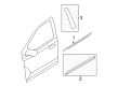 Lincoln MKX Door Moldings Diagram - BA1Z-7820878-A