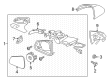 Ford Car Mirror Diagram - FR3Z-17K707-B
