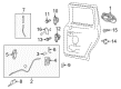 2010 Lincoln Navigator Door Handle Diagram - 9L7Z-7826604-AD