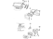Mercury Lynx Fog Light Bulb Diagram - D9ZZ-13466-A