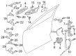 Lincoln Rear Passenger Door Handle Latch Diagram - FT4Z-5826412-E
