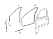 2005 Lincoln LS Door Seal Diagram - XW4Z-5420758-AA