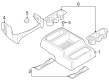 2019 Ford Expedition Center Console Base Diagram - HC3Z-25045A36-AA