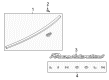 2023 Lincoln Navigator Emblem Diagram - NL7Z-7842528-B