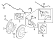 Ford F-150 Lightning Brake Backing Plate Diagram - NL3Z-2C028-B