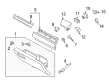 2020 Ford F-150 Glove Box Diagram - GL3Z-15060T10-BAA