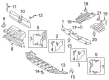 2016 Ford Escape Air Deflector Diagram - CJ5Z-8311-A