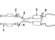 Mercury Grand Marquis Catalytic Converter Diagram - F4AZ-5E212-C
