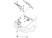 Ford Escort Windshield Wiper Diagram - F4CZ-17526-B
