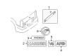 2005 Mercury Mariner Emblem Diagram - 5E6Z-7842528-AA