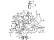 Lincoln Power Steering Hose Diagram - 6L3Z-3A719-P