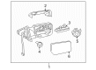 2010 Lincoln Navigator Car Mirror Diagram - 7L1Z-17K707-B