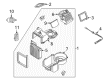 2006 Mercury Mariner Evaporator Diagram - 6M6Z-19850-AA