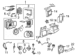 Ford Excursion A/C Accumulator Diagram - 6C3Z-19C836-B
