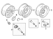 Ford Expedition Spare Wheel Diagram - JL1Z-1007-C