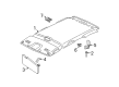 Mercury Mariner Sun Visor Diagram - CL8Z-7804104-DB