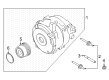 Ford Bronco Alternator Diagram - MB3Z-10346-A