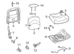 Ford Crown Victoria Seat Cover Diagram - 3W7Z-5464416-JAF