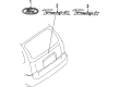 1997 Ford Taurus Emblem Diagram - F7DZ7442528CA