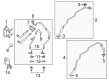 2013 Lincoln MKZ Automatic Transmission Oil Cooler Line Diagram - DG9Z-7R081-H