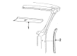 Ford Mustang Door Moldings Diagram - YR3Z-7620890-AAA