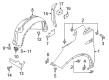 2014 Ford Escape Fender Diagram - GJ5Z-16005-A