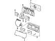 Mercury Grand Marquis Instrument Cluster Diagram - F5MY-17255-A