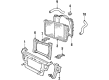 Mercury Capri Cooling Fan Assembly Diagram - E1ZZ8600B