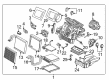 Ford Heater Control Valve Diagram - CV6Z-18495-D