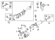 Ford Muffler Hanger Straps Diagram - HC3Z-5A246-D