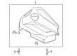 Ford Engine Cover Diagram - DJ5Z-6A949-C