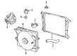 Lincoln Mark VIII Cooling Fan Assembly Diagram - F3LY-8C607-AA