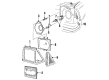 Ford Aerostar Headlight Diagram - F69Z13008BA