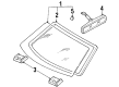 Mercury Windshield Diagram - F7CZ-5403100-BA