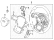 Ford F-150 Steering Wheel Diagram - HL3Z-3600-DA