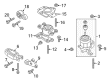 2014 Lincoln MKZ Engine Mount Bracket Diagram - EP5Z-6E042-A
