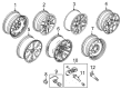 2005 Ford F-150 Spare Wheel Diagram - 9L3Z-1007-K