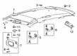 2023 Lincoln Aviator Dome Light Diagram - LC5Z-13776-AD