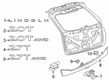 Lincoln Nautilus Emblem Diagram - KA1Z-5842528-A