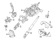 Ford Police Interceptor Utility Ignition Lock Cylinder Diagram - LB5Z-11582-C