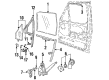 1994 Ford Bronco Window Crank Handles Diagram - E9TZ-1522916-A