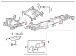 2022 Ford F-150 Lightning Front Cross-Member Diagram - NL3Z-5005-A