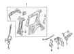2008 Ford Taurus X Wheelhouse Diagram - 5F9Z-7428371-AA