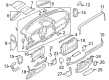 Ford F-250 Super Duty Steering Column Cover Diagram - PC3Z-26017A26-A