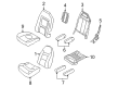 Ford E-250 Seat Cover Diagram - 6C2Z-1564417-BA