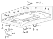 Ford Escape Sun Visor Diagram - CJ5Z-7804105-FC