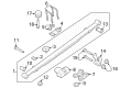 Ford Leaf Spring Bushing Diagram - HL3Z-5781-A
